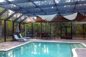 screened enclosure pool screened enclosure pool
